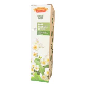   INNOCENT JASMIN ILLATOSÍTÓ DESIGNER DÍSZÜVEGGEL ÉS DEKORATÍV BAMBUSZPÁLCIKÁKKAL 120 ML
