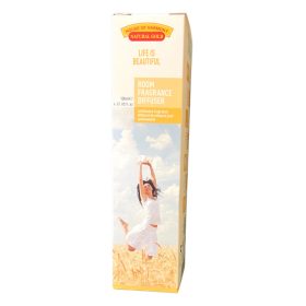  LIFE IS BEAUTIFUL ILLATOSÍTÓ DESIGNER DÍSZÜVEGGEL ÉS DEKORATÍV BAMBUSZPÁLCIKÁKKAL 120 ML