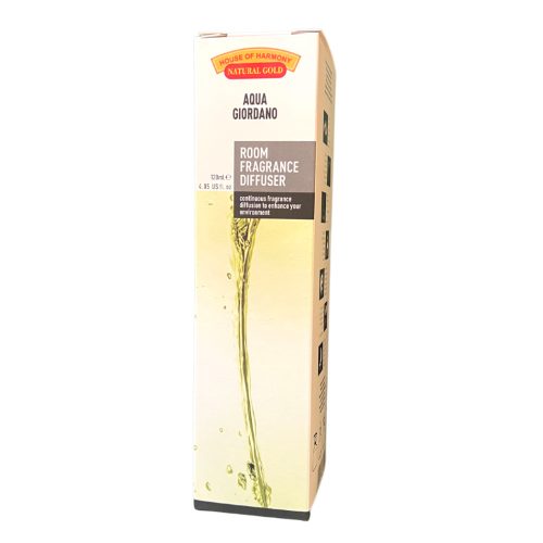 AQUA GIORDANO ILLATOSÍTÓ DESIGNER DÍSZÜVEGGEL ÉS DEKORATÍV BAMBUSZPÁLCIKÁKKAL 120 ML