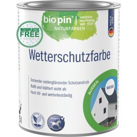 BIOPIN IDŐJÁRÁSÁLLÓ FESTÉK AQUA - 0,75 L. 5 SZÍN