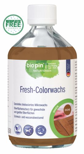 BIOPIN SZÍNES FAVIASZ (FRESH COLOR-WACHS) 0,5 L. - 5 SZÍN