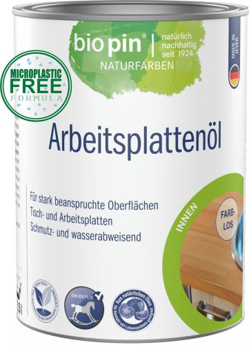 BIOPIN MUNKALAP KEMÉNYOLAJ - élelmiszerekkel érintkezhet - SZÍNTELEN 2,5L
