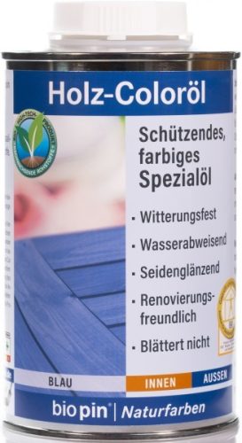 BIOPIN SZÍNES FAOLAJ 0,5L.- 12 SZÍN 